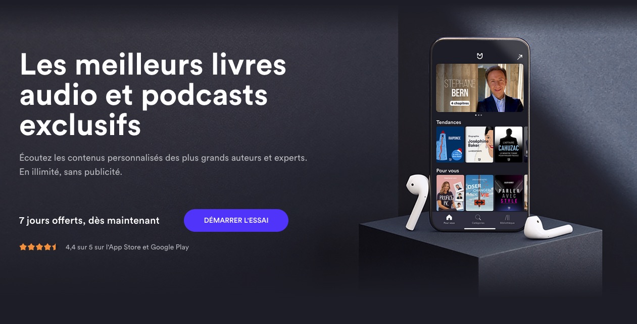 Majelan service de podcasts