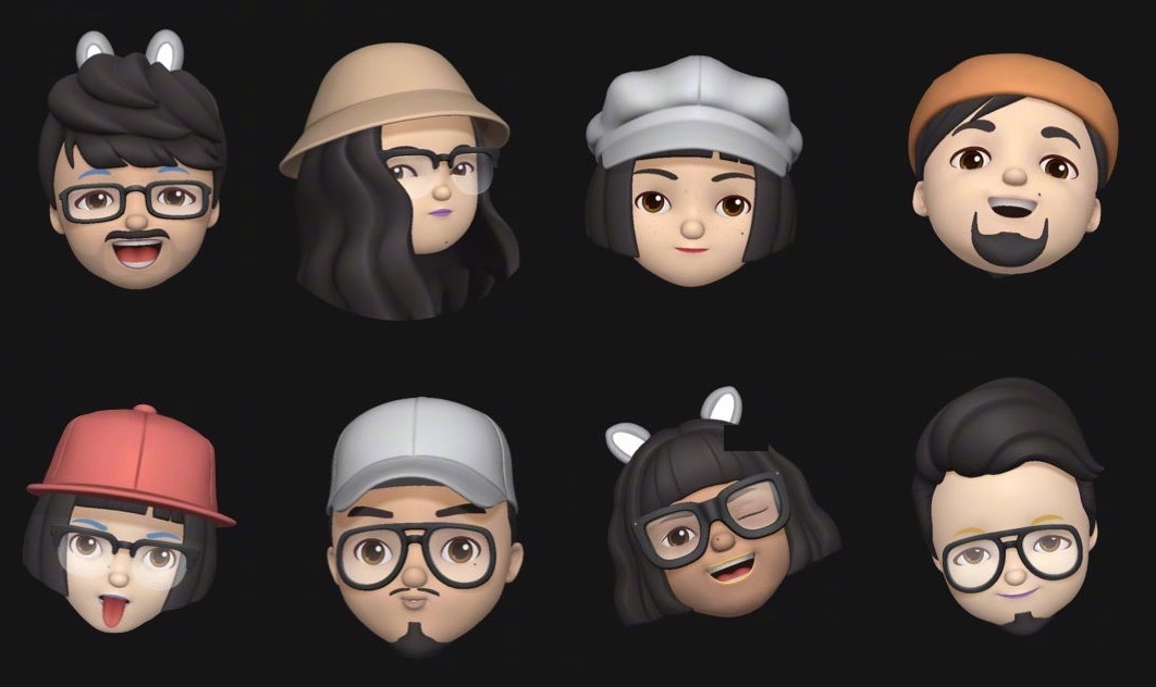Visages Mimoji de Xiaomi