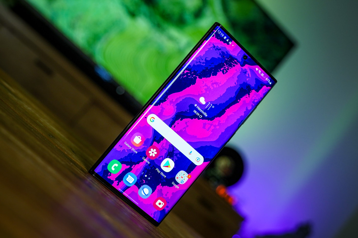Galaxy S22 Ultra écran face avant