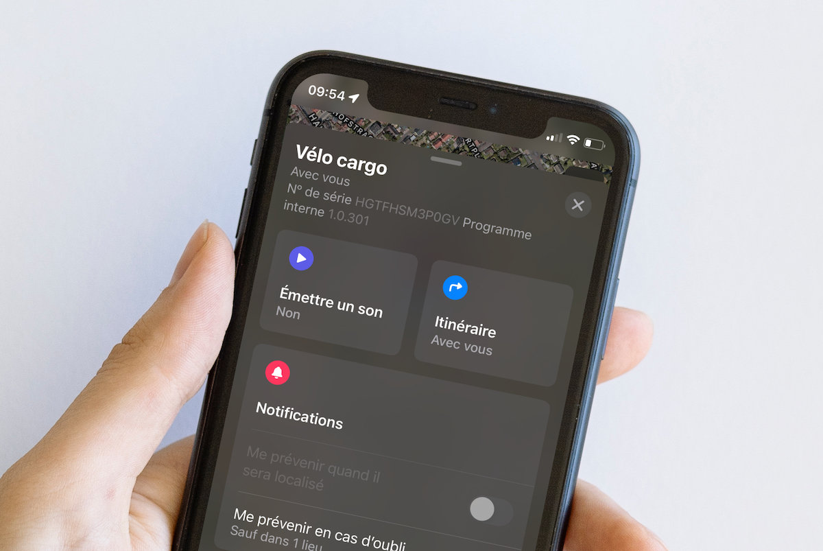 AirTag app Localiser