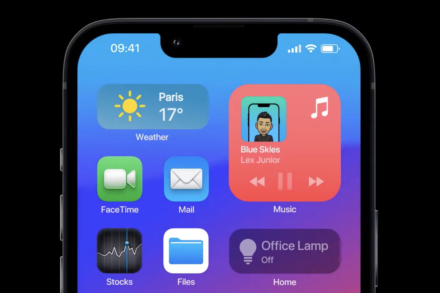 concept iOS 16