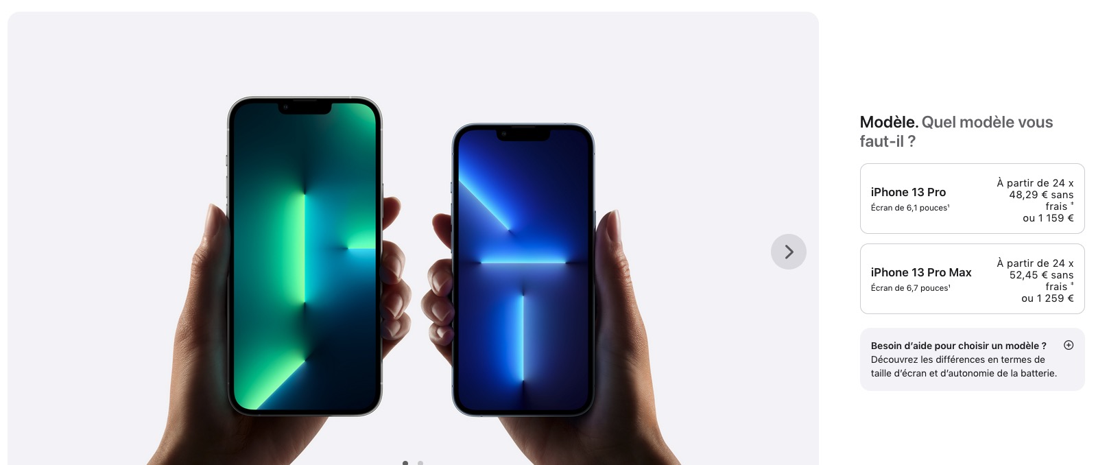 Financement iPhone Apple