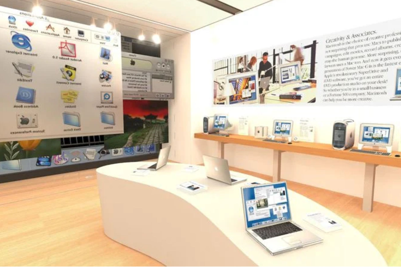 the apple store time machine