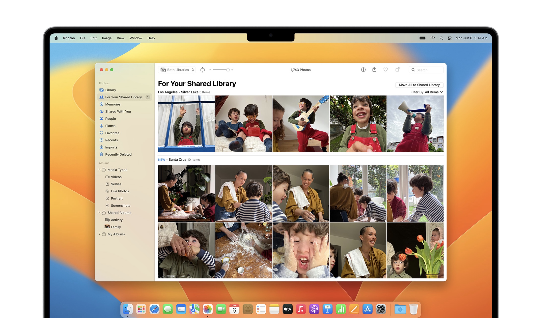 Photothèque partagée iCloud