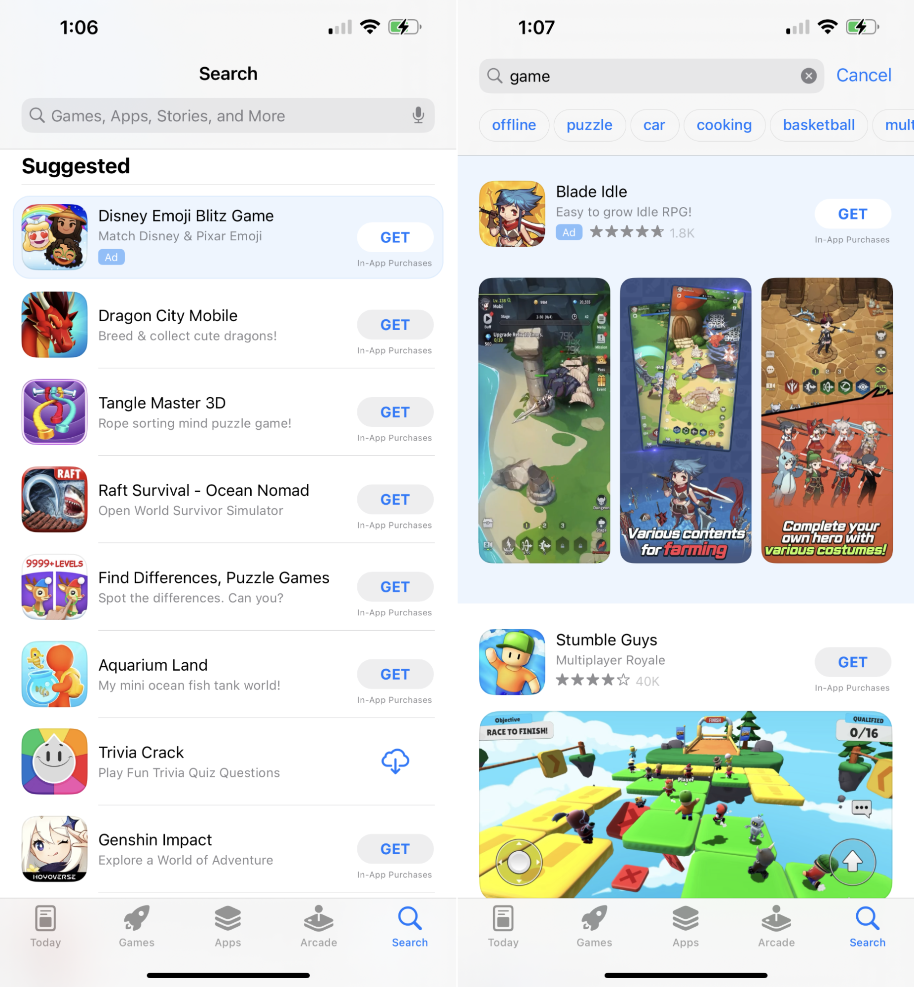 publicité App Store