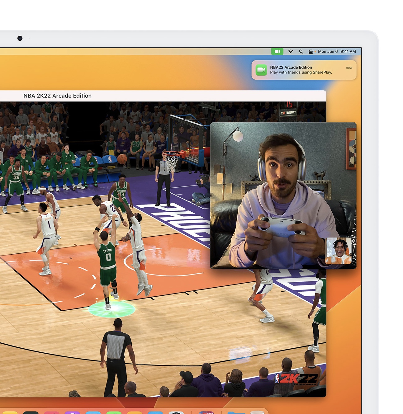 SharePlay jeux macOS Ventura