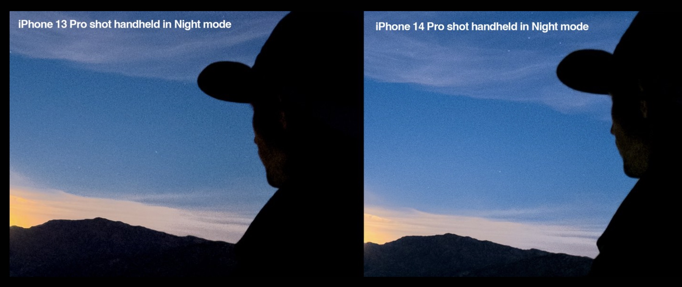 iPhone 14 Pro mode Nuit