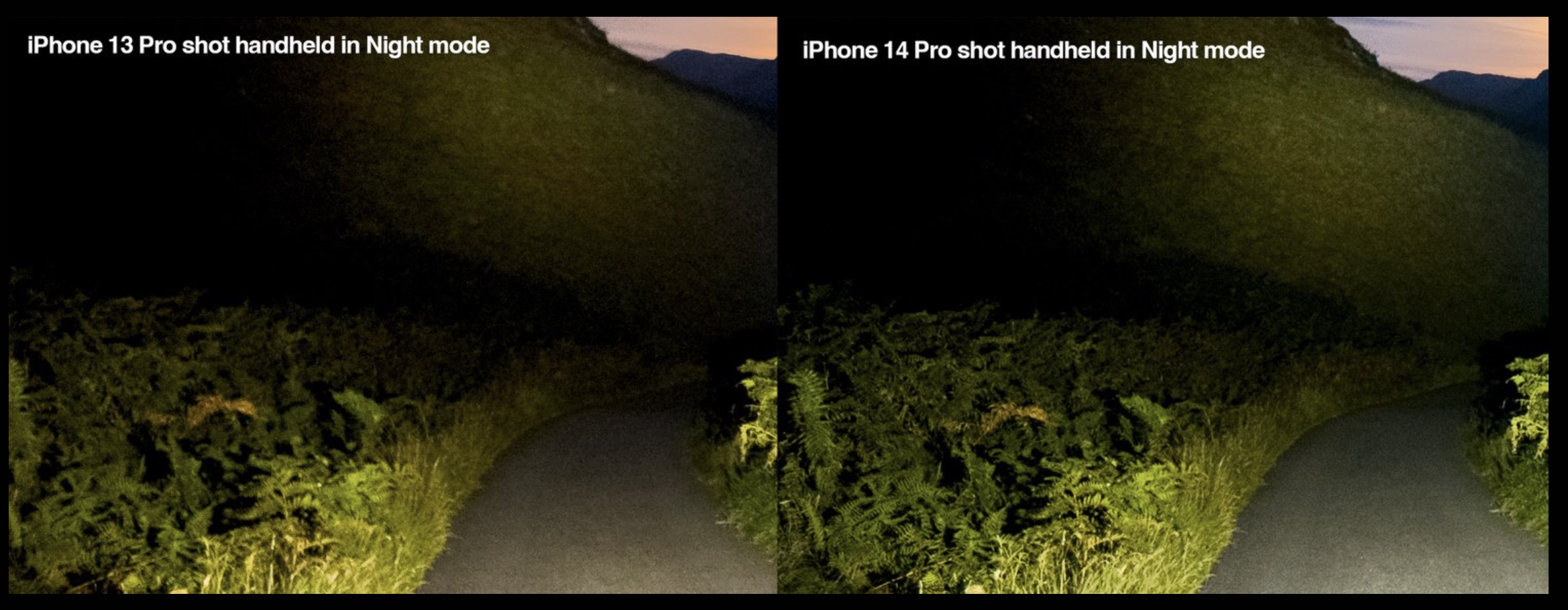 iPhone 14 Pro mode Nuit