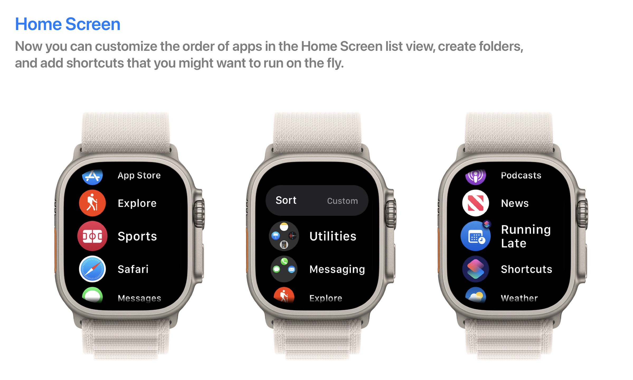 watchOS 10 concept