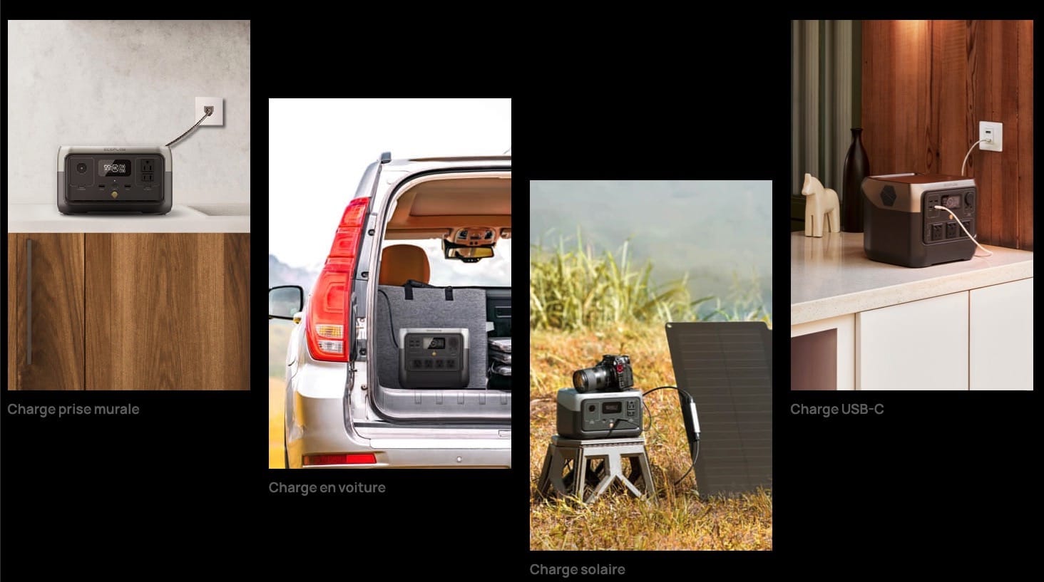 EcoFlow recharge stations électriques nomades