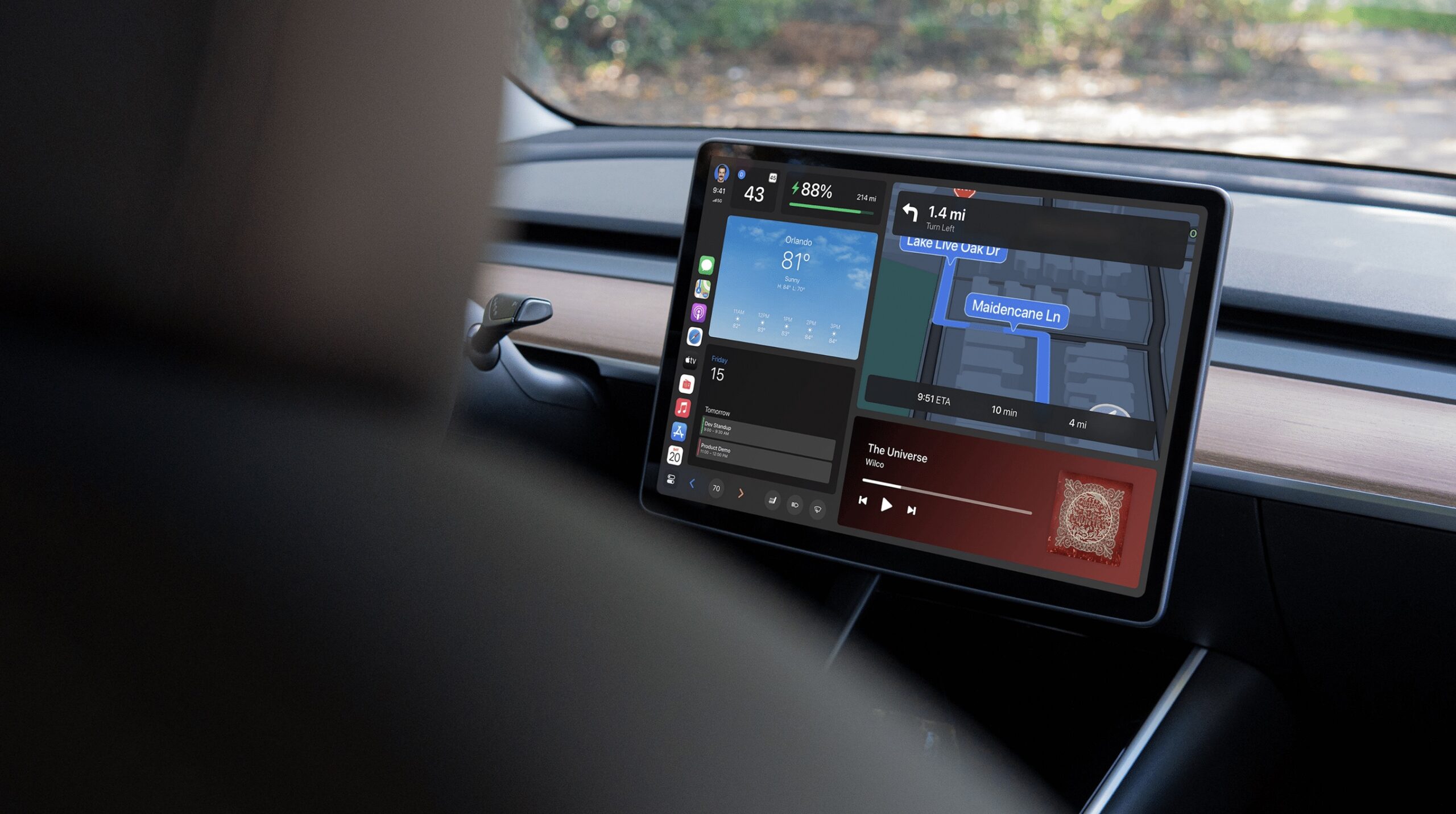 CarPlay Tesla