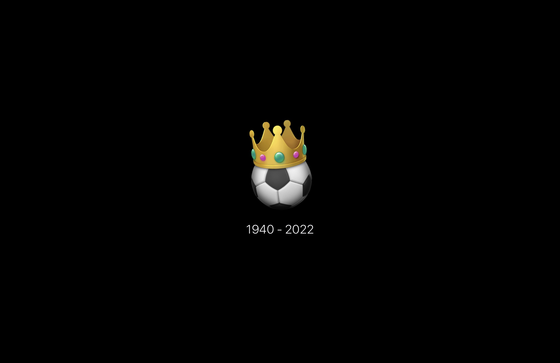 Hommage Pelé par Apple