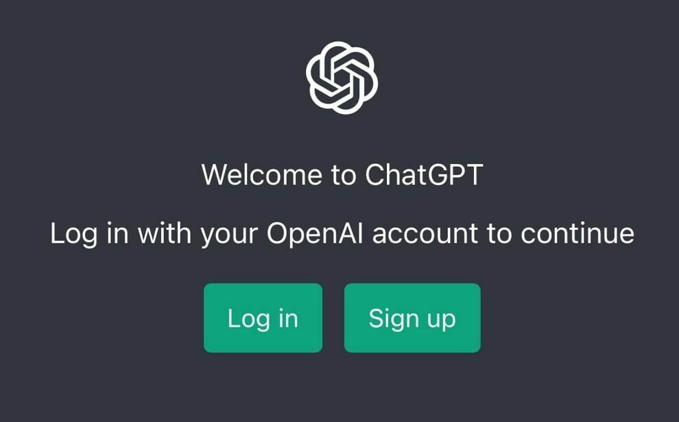 Inscription ChatGPT