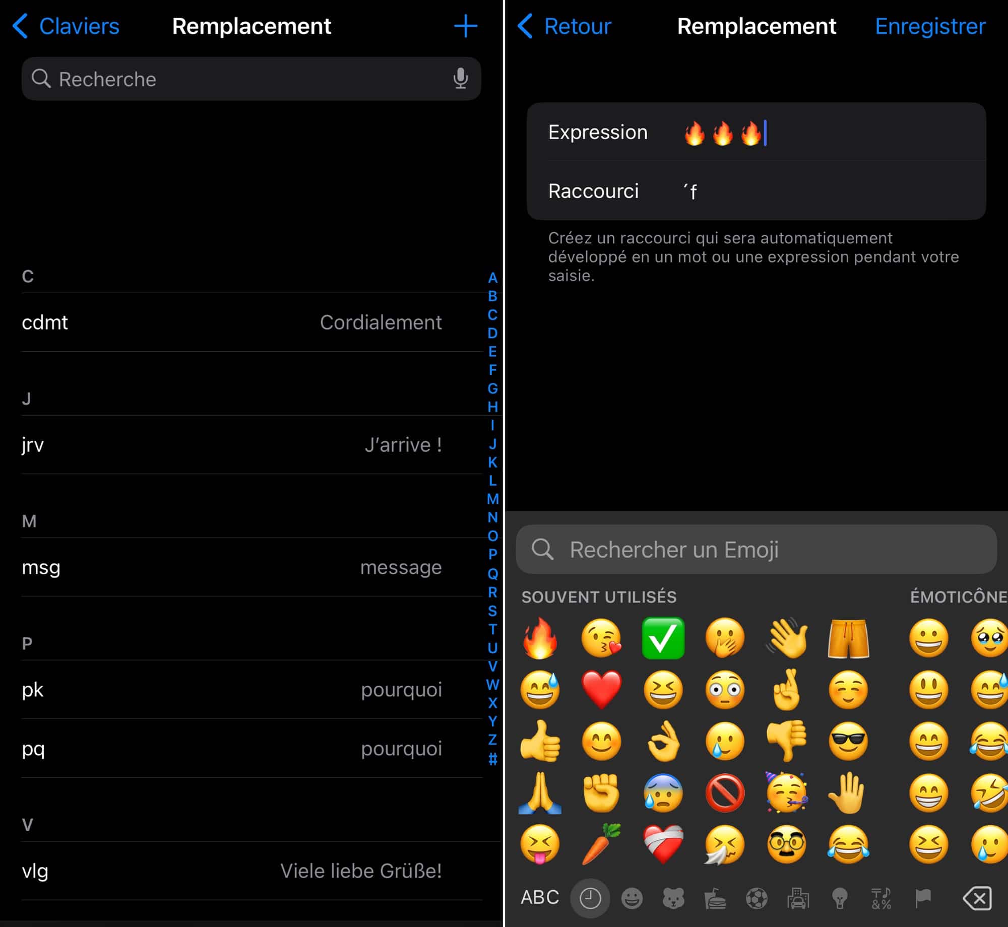 Nouveau remplacement clavier iOS