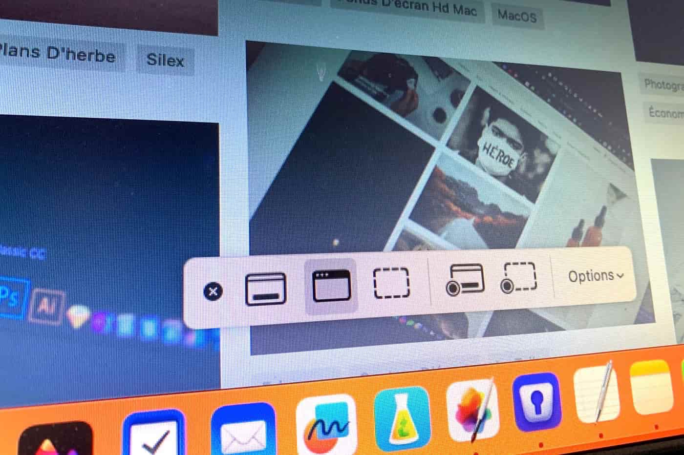 Capture écran macOS