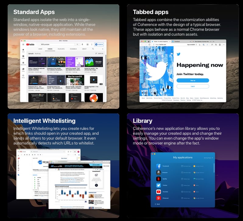 Coherence X app macOS