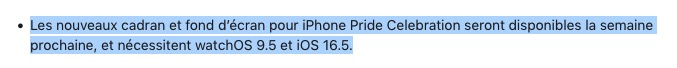 watchOS 9.5