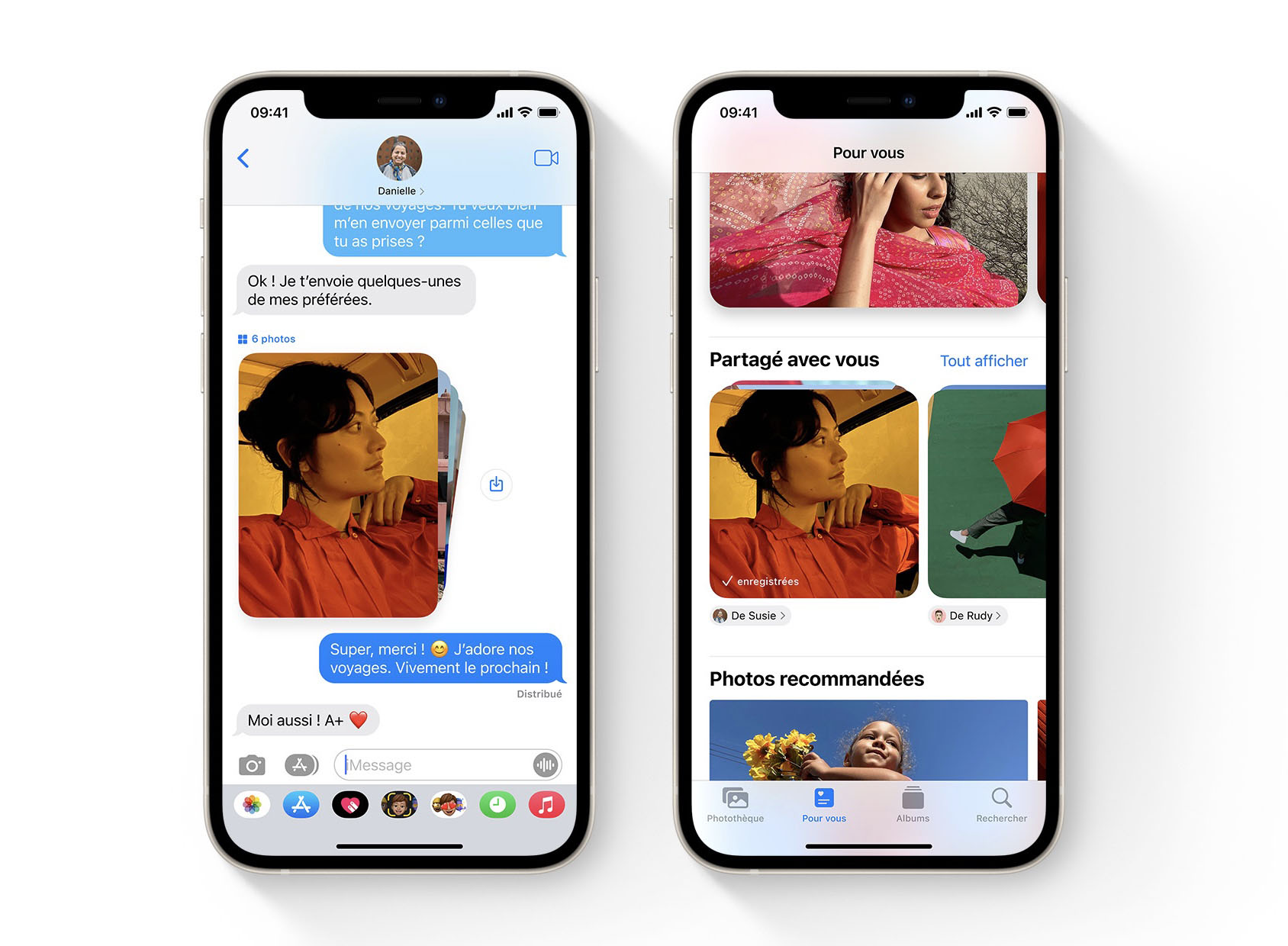 nouveautés Messages iOS 15