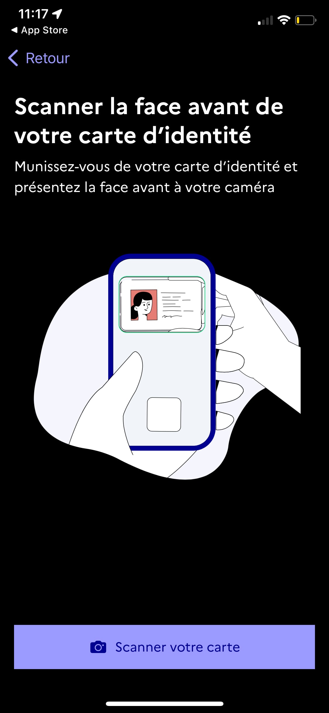 App France Identité scan carte