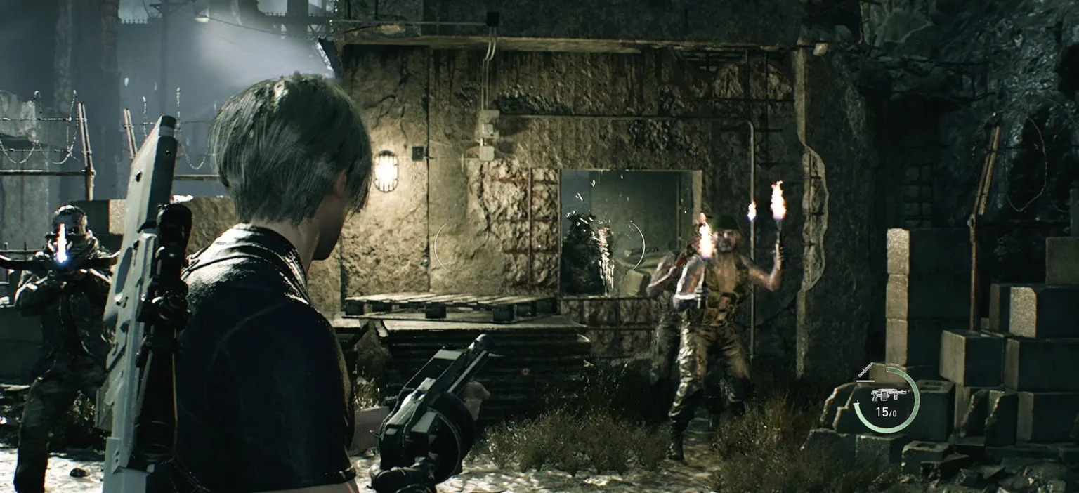 Resident Evil iPhone 15 Pro gameplay