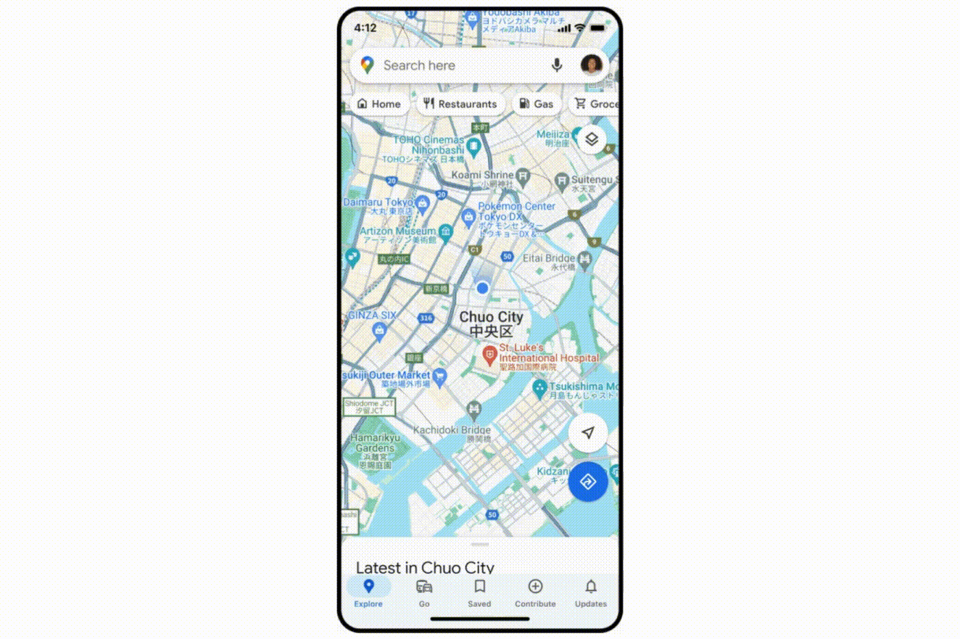 Recherche ameliorée IA Google Maps