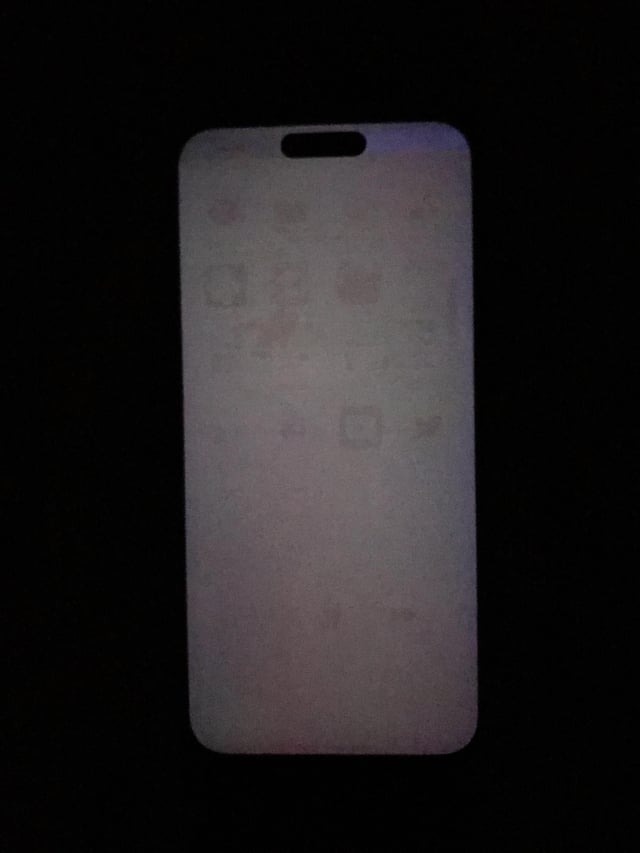 Burn in iPhone 15 pro max