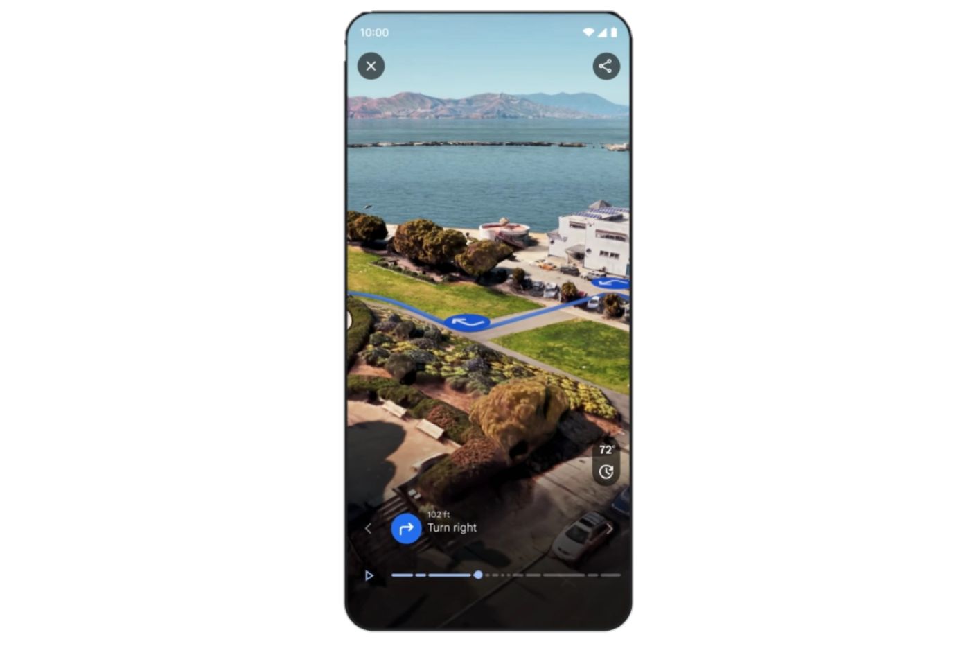 Immersive view Google Maps