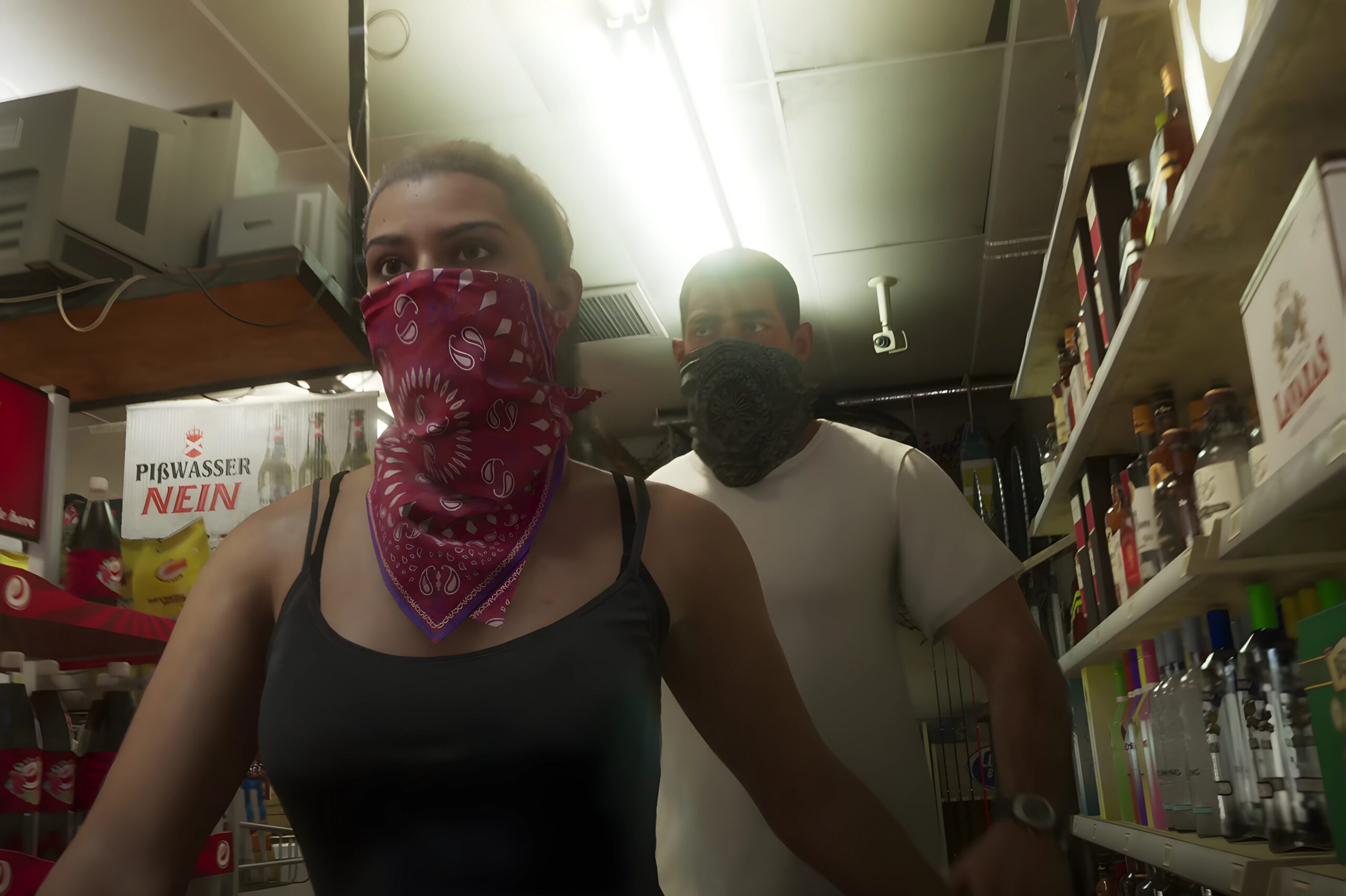 Lucia & jason GTA VI par RockstarGames, upscale by iPhon.fr