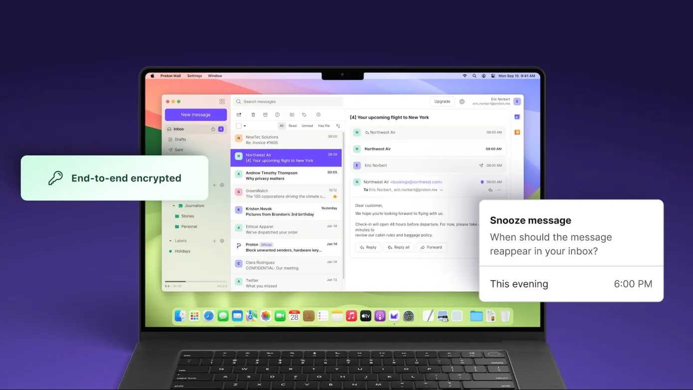 Proton mail app