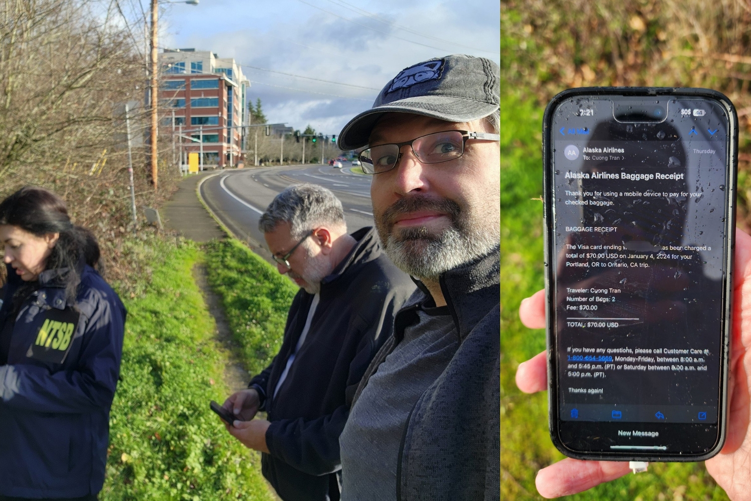 iPhone 14 pro max tombé avion