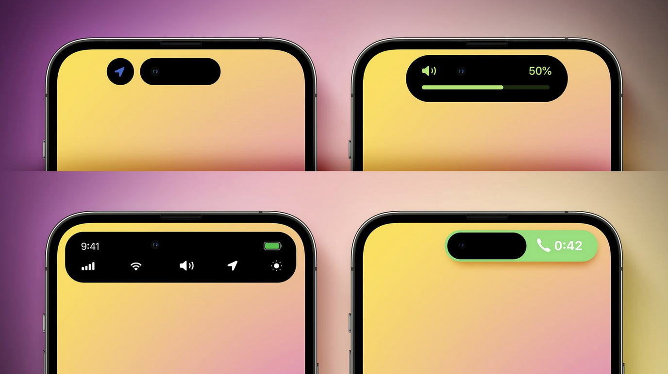 Dynamic island iPhone