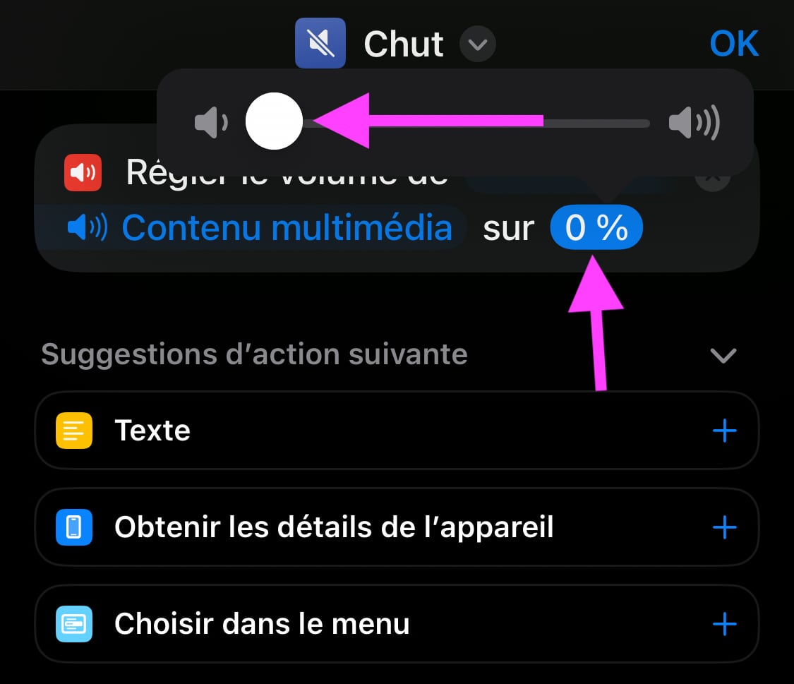 Raccourci Chut étape 3