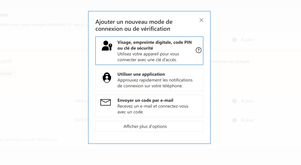 Passkeys Microsoft