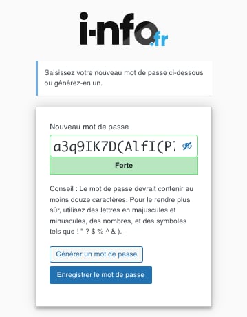 i-nfo.fr choix mot de passe