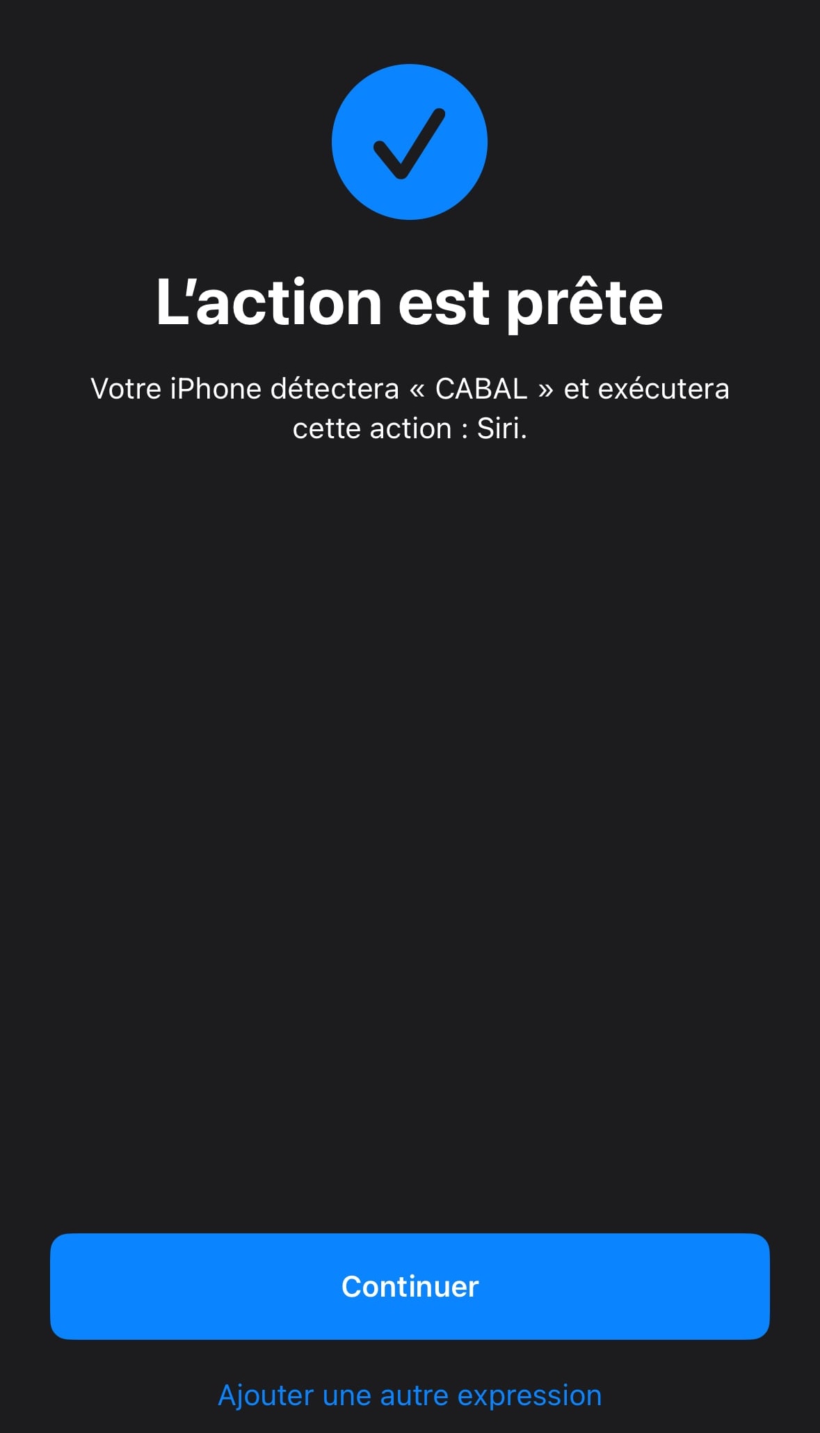 Renommer Siri iOS