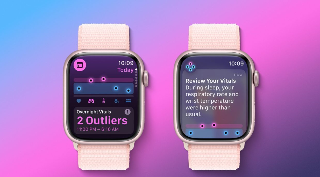 Watch os 11 vitals