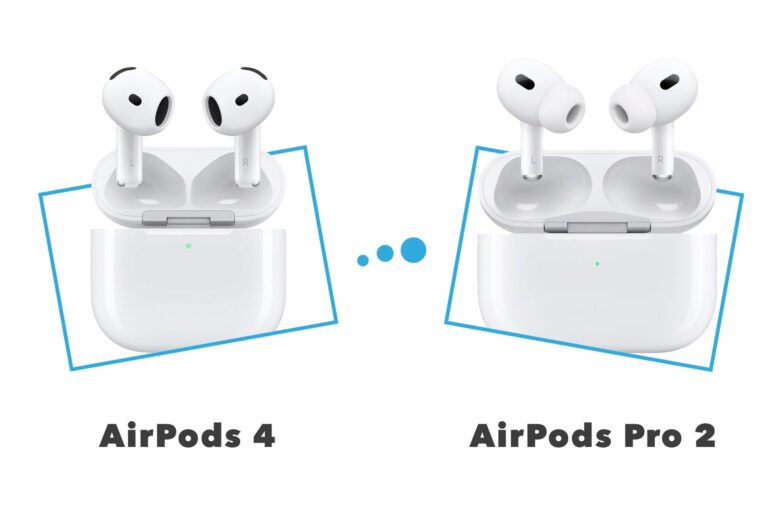 Comparatif AirPods Pro 2 (2022) vs AirPods 4 (2024) quelles différences entres les deux paires
