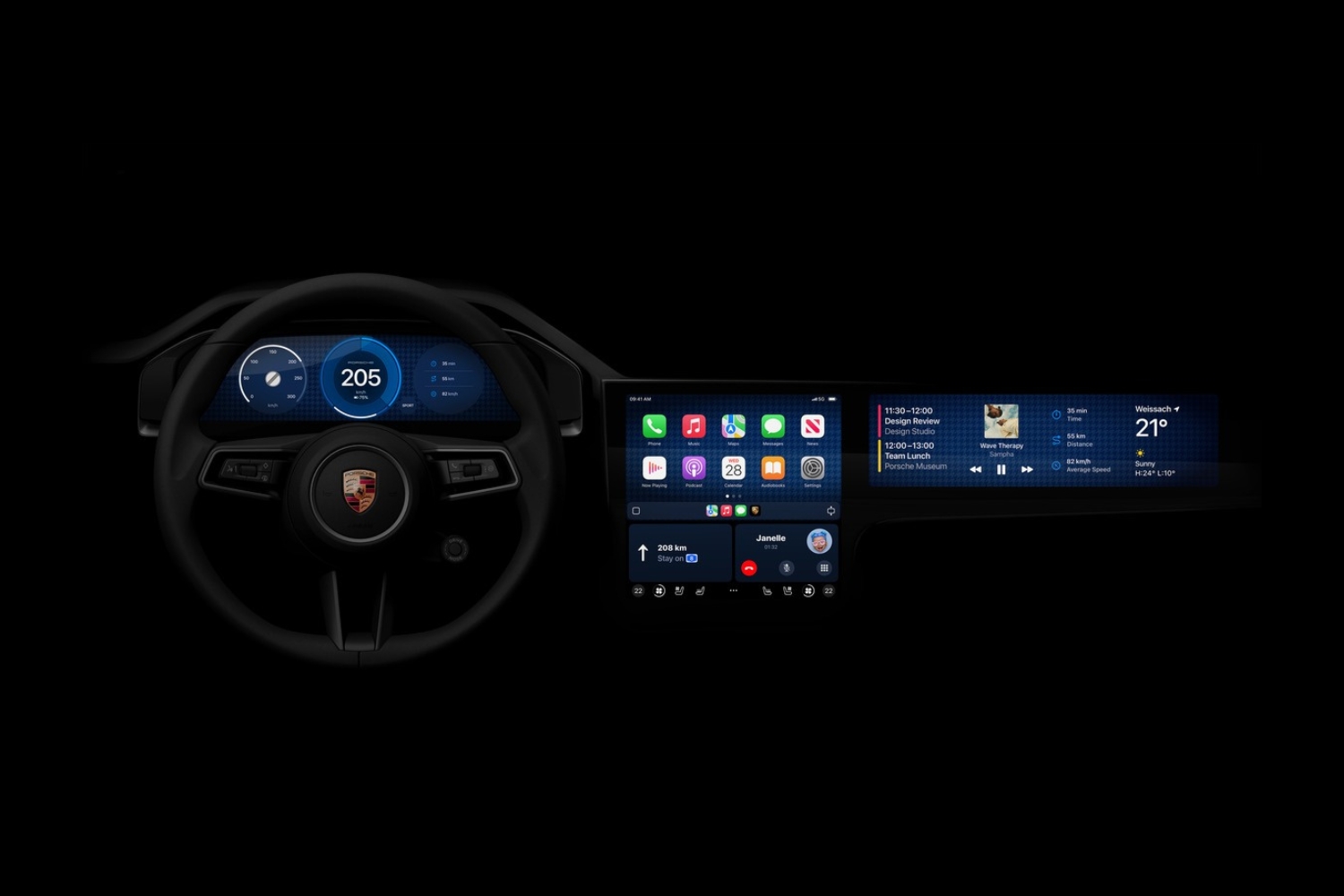 Carplay nouvelle generation porsche