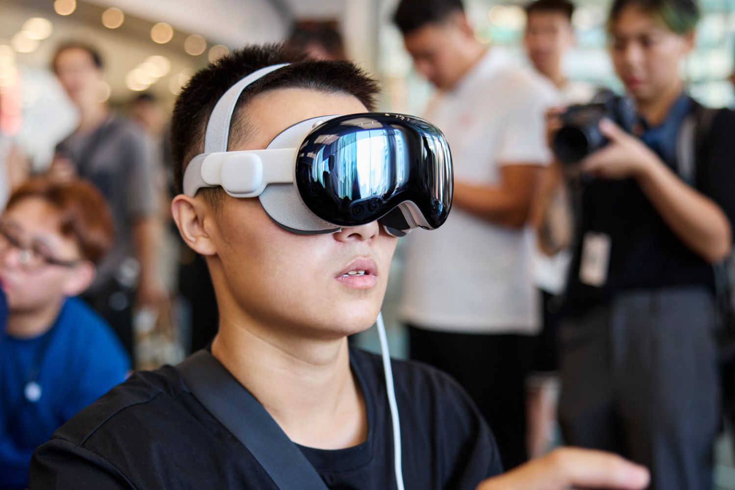 Apple vision pro utilisateur