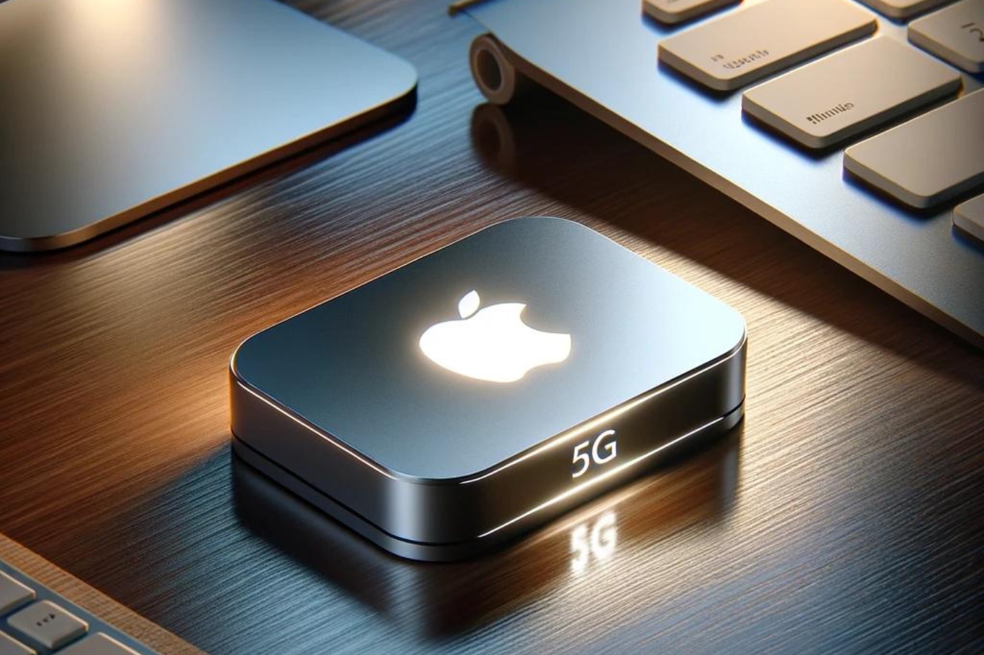 Modem apple concept by dall e x iphon