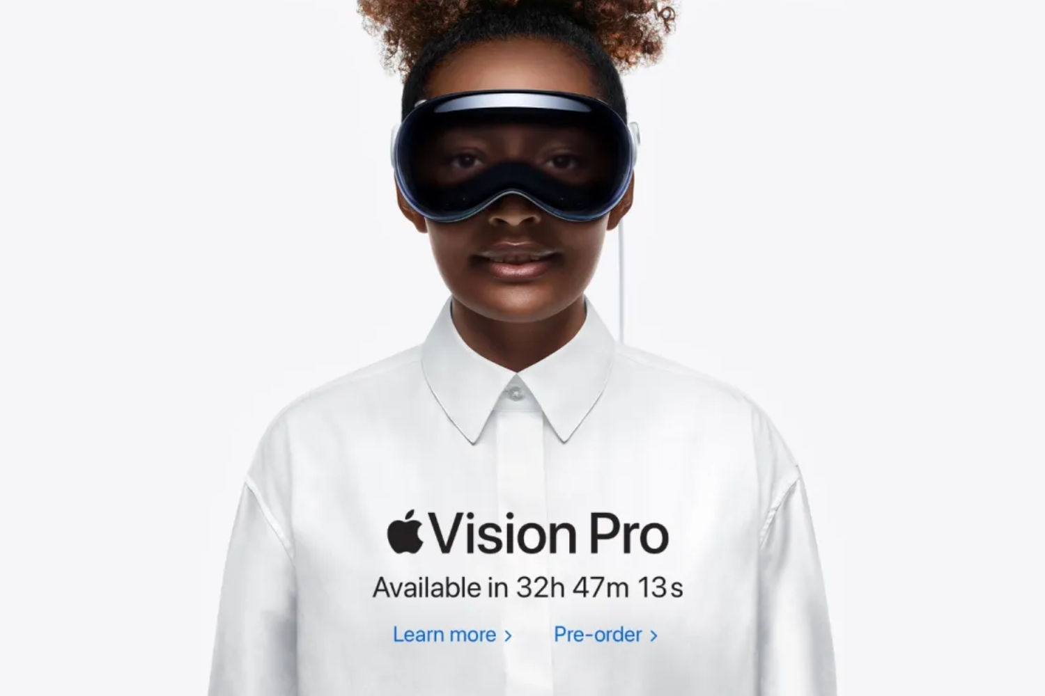 Apple vision pro compte rebours