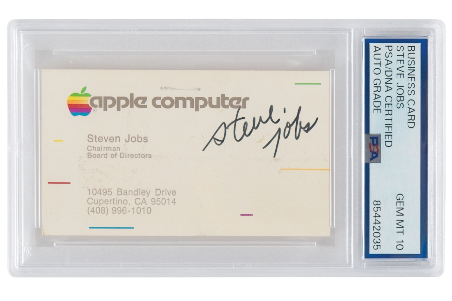 Rrauction carte steve jobs encheres » width=