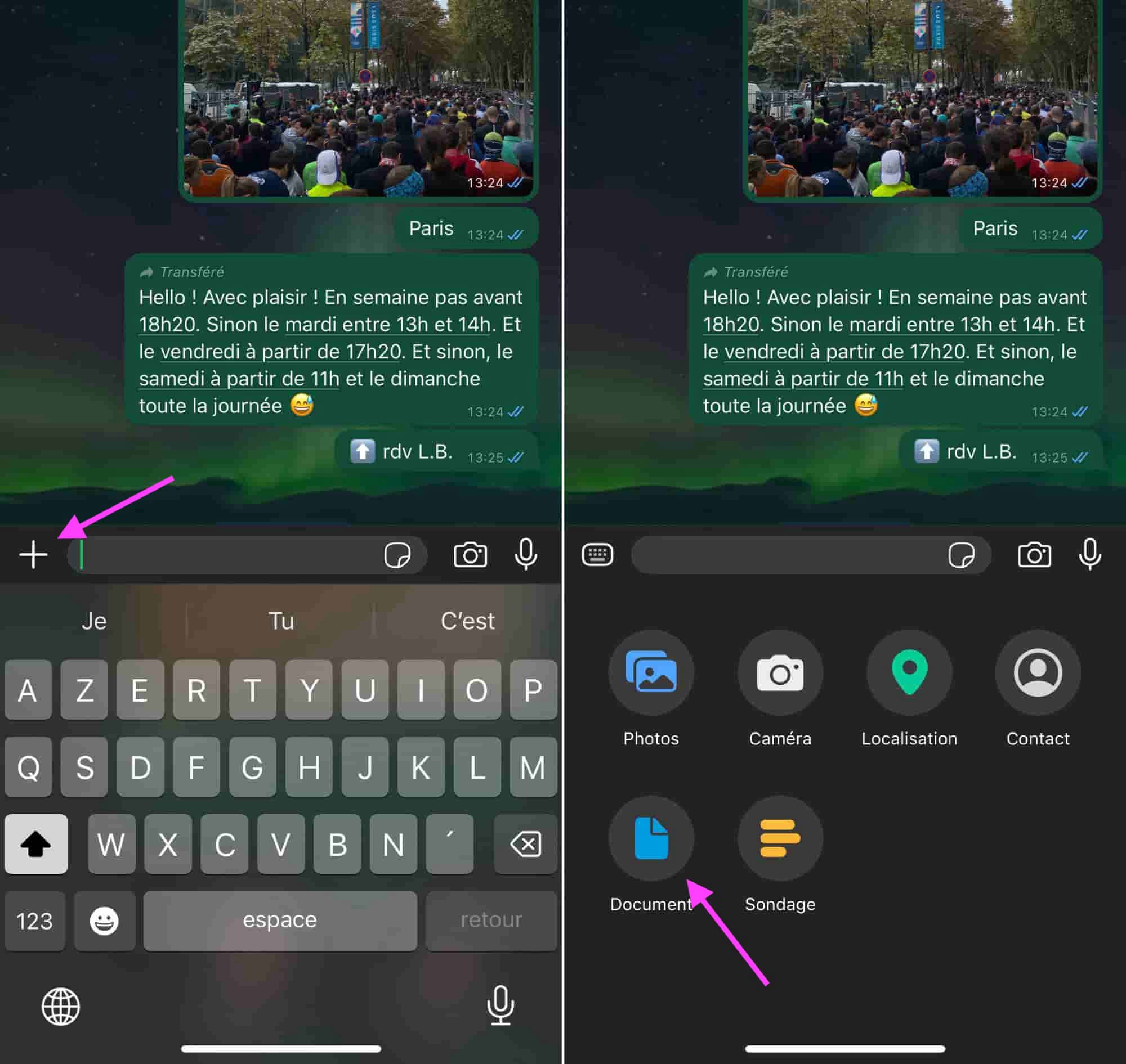 WhatsApp scanner document