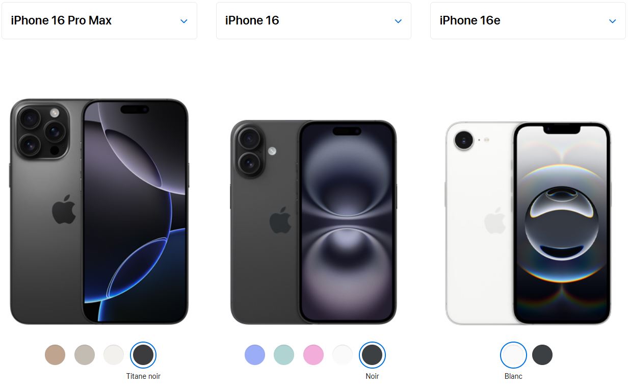iPhone 16 fonds écran