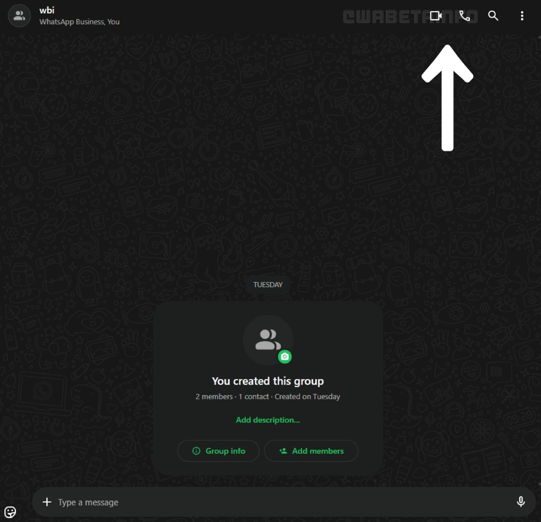 WhatsApp Web appels