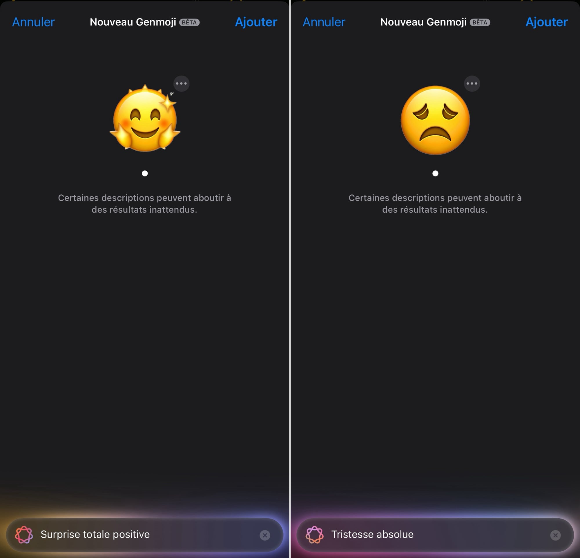 Genmoji creation
