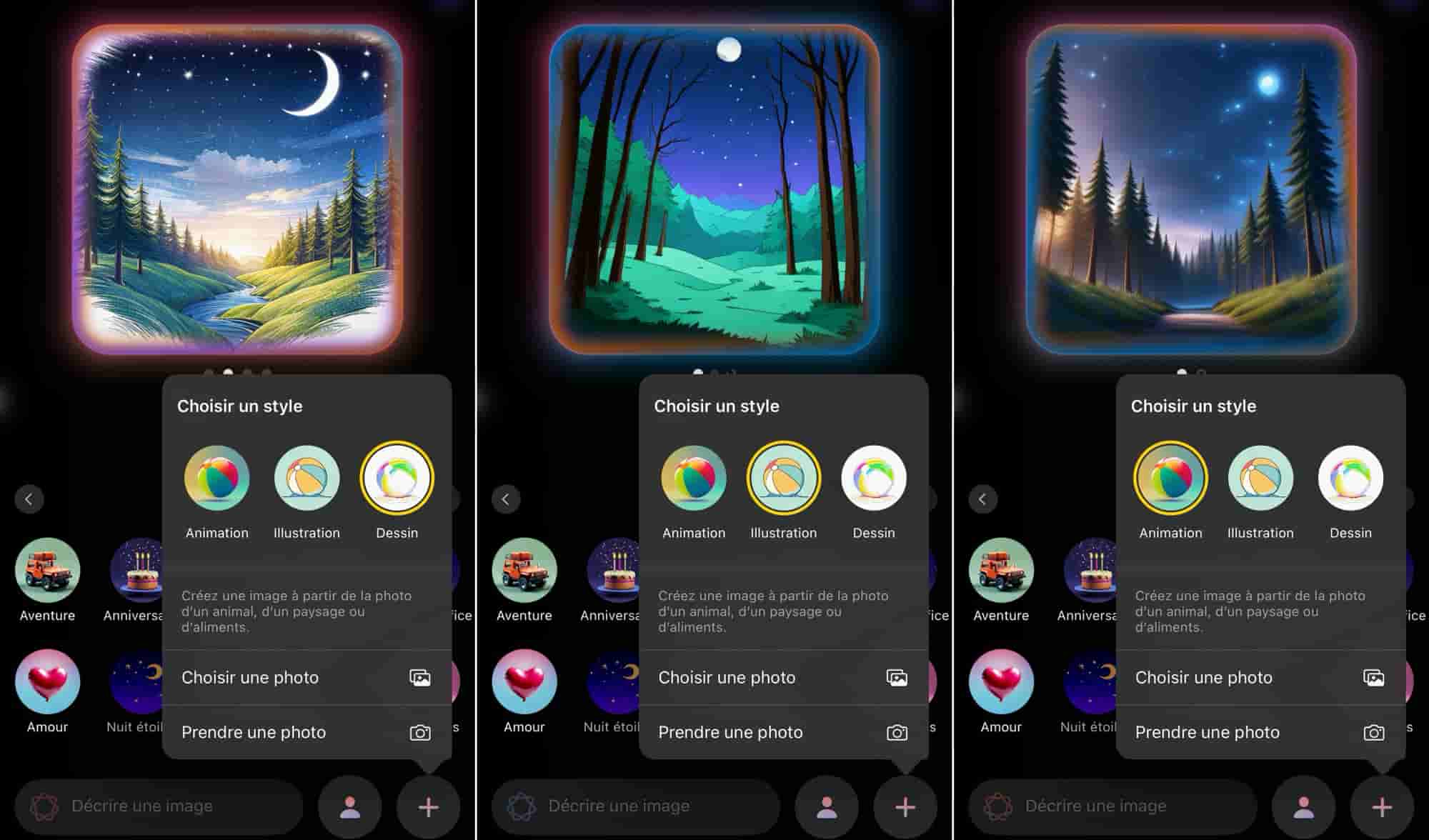 Image Playground styles