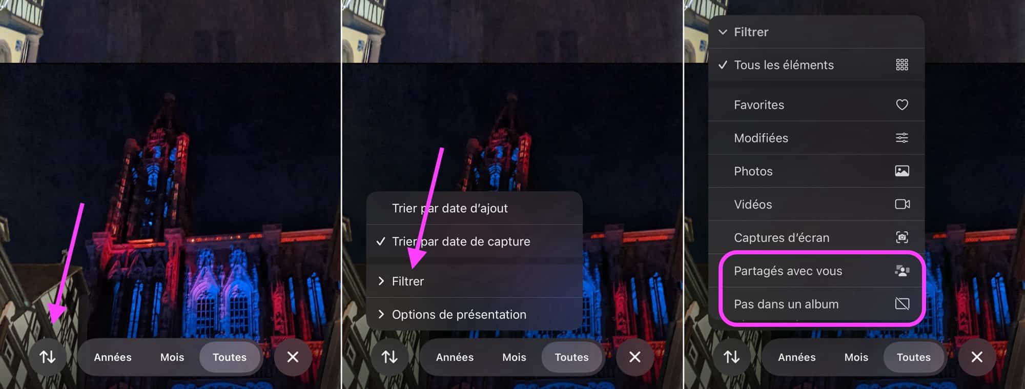 Photos filtres iOS 18.4
