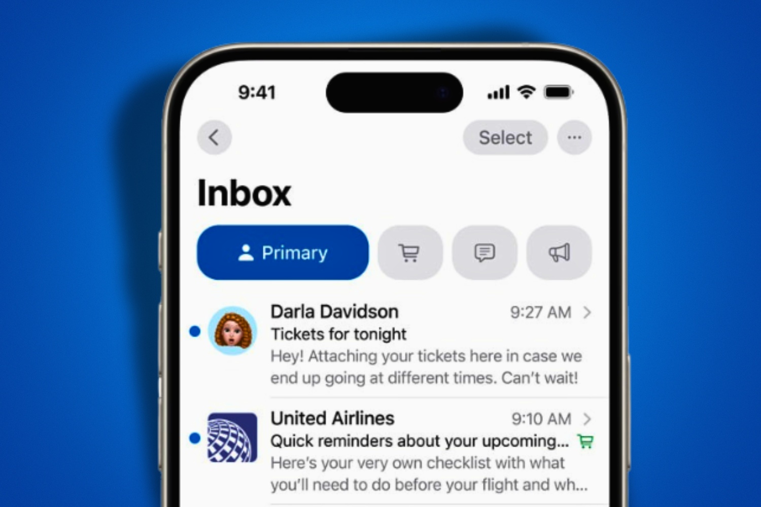 Tri mail ios18