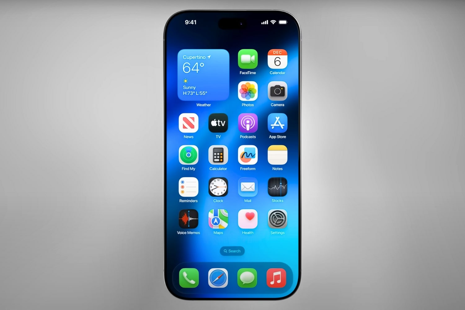 Ios 19 ecran accueil concept central min